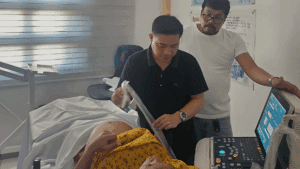 GUSI in-person POCUS training for rural healthcare workers in the Philippines.